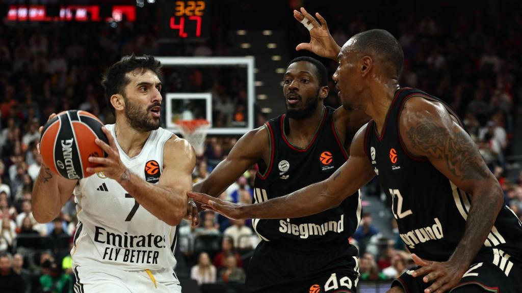 Campazzo, durante el partido contra el Bayern de Múnich.