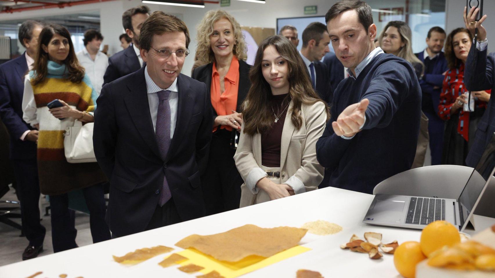 El alcalde de Madrid, José Luis Martínez-Almeida, durante la inauguración del nuevo campus universitario.