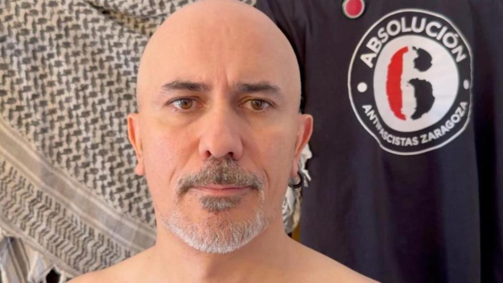 El responsable del Área Antirrepresiva y Antifascista de Podemos, Francho Aijón.