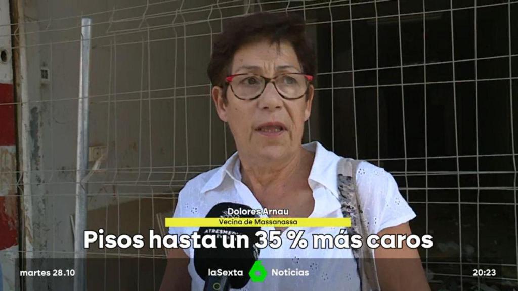 Dolores Arnau, vecina de Massanassa