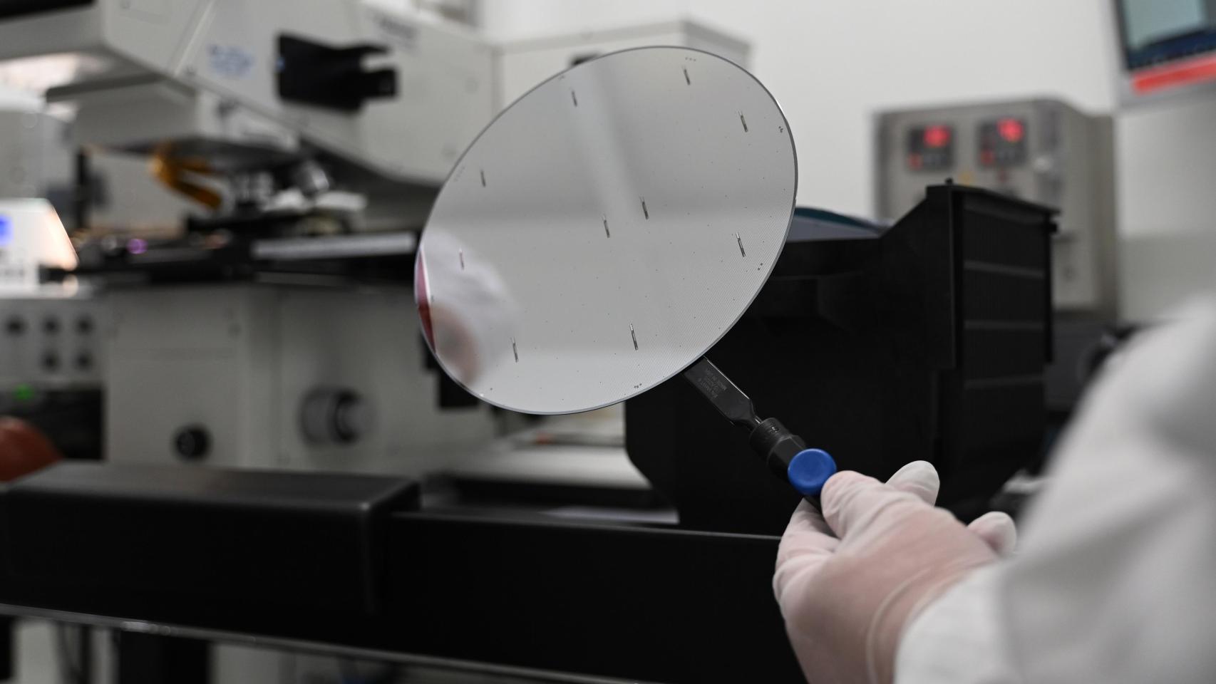 Oblea de semiconductores de Nexperia