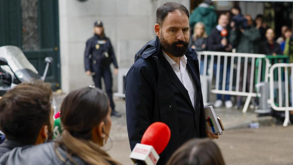 Mariano Moreno a su llegada al Tribunal Supremo este miércoles.