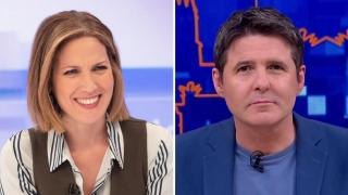 Silvia Intxaurrondo y Jesús Cintora en un fotomontaje hecho por BLUPER.