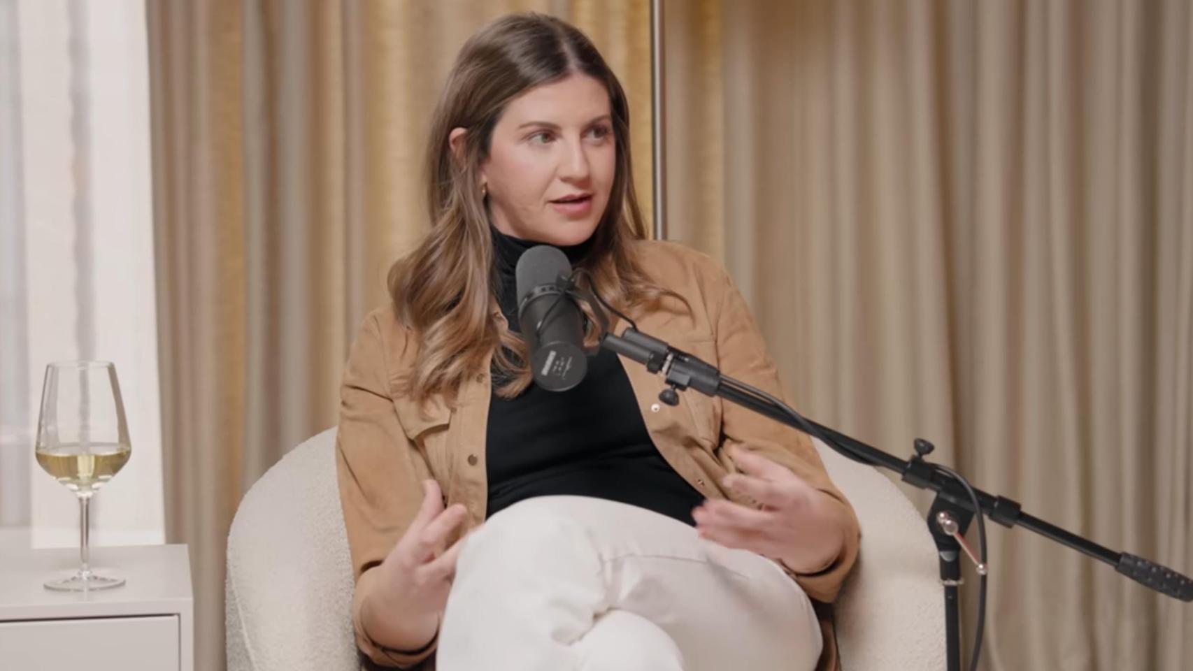 Paula Babiano durante la entrevista en Tómatelo con vino