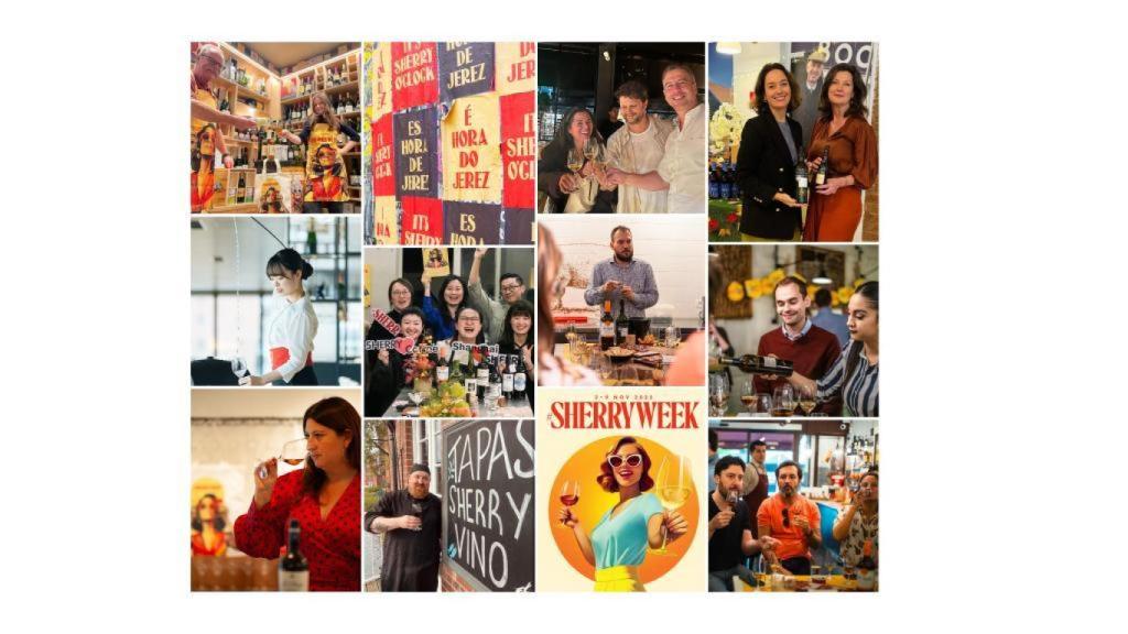 Algunos de los participantes en el cartel de la 12ª edición de la International Sherry Week.