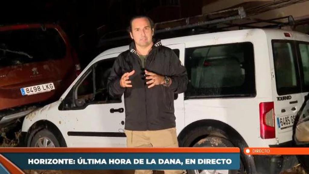 Iker Jiménez emitió desde Paiporta el programa 'Horizonte', dos días después de la DANA.