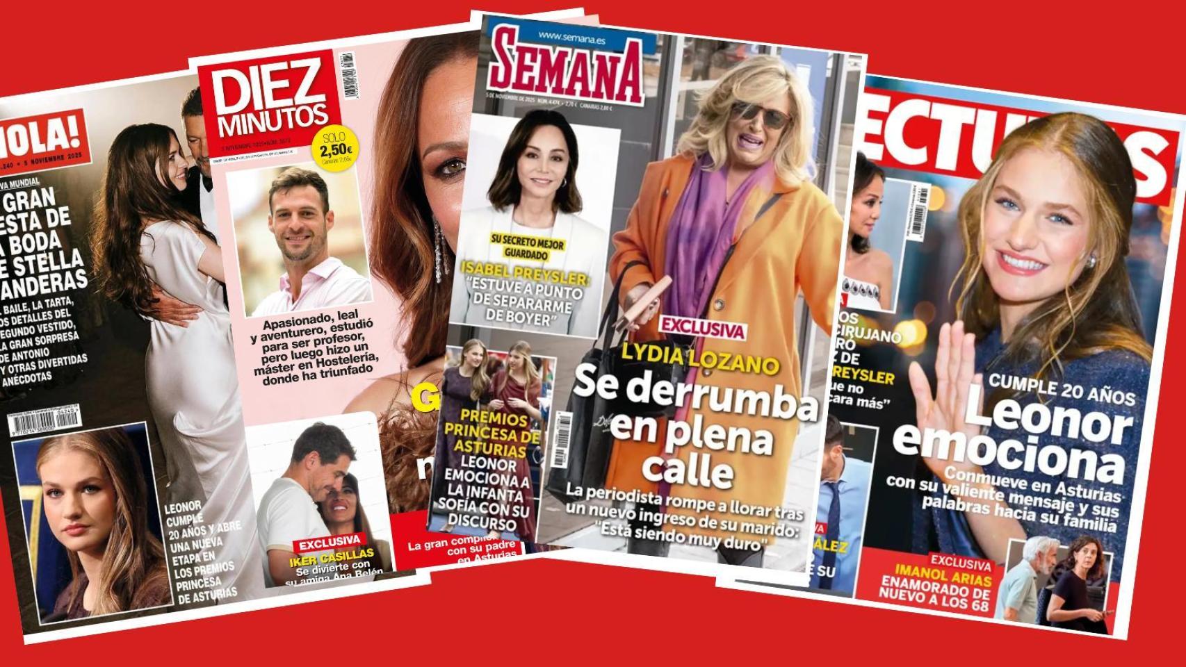 Portadas de revistas.