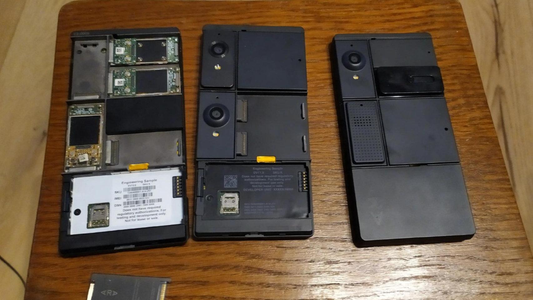Prototipos de Project Ara de Google, smartphones modulares
