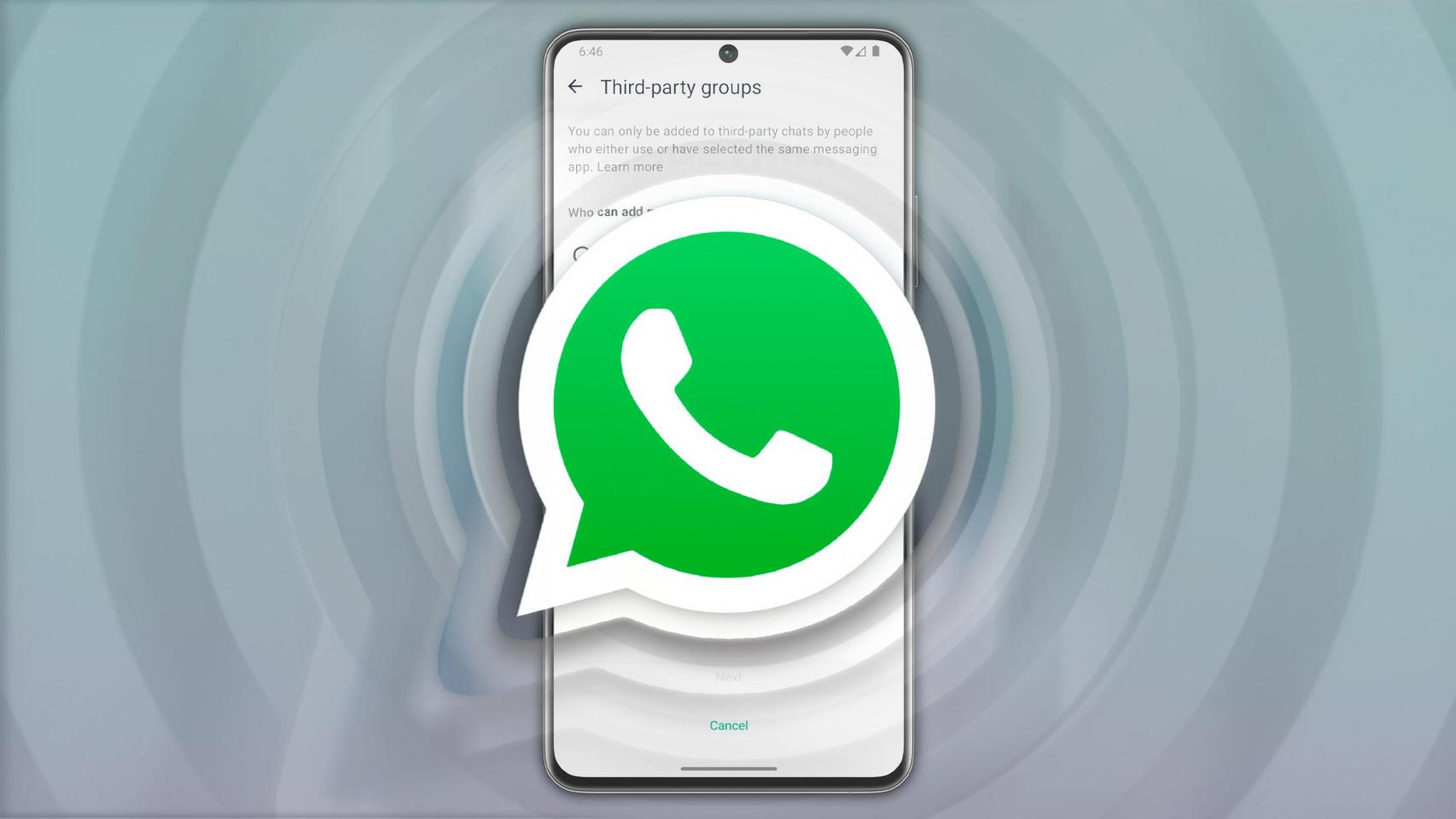 Fotomontaje inspirado en los chats de terceros de WhatsApp