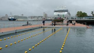 Así es la nueva plataforma de baño de O Parrote en A Coruña