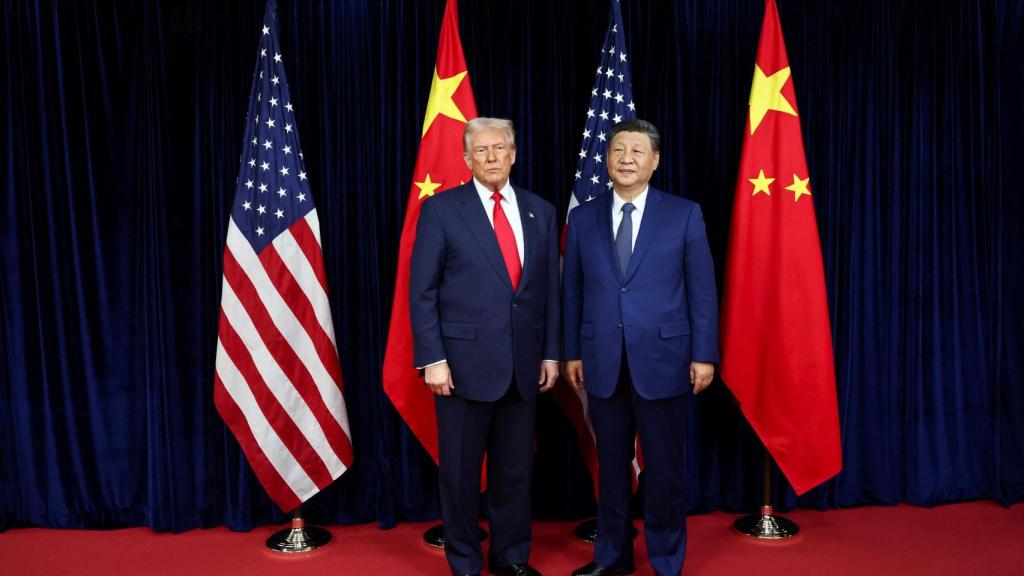 Donald Trump y Xi Jinping durante su encuentro en Busan.