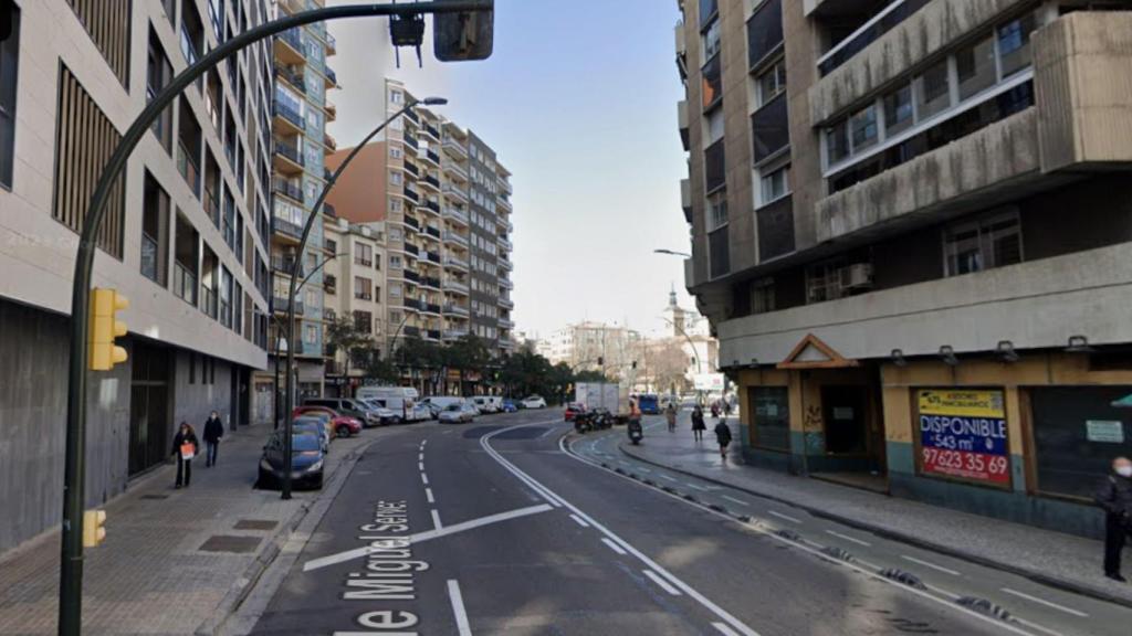 Calle Miguel Servet, en Zaragoza