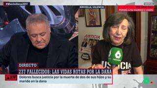 Ferreras llora al entrevista a una afectada de la dana de Valencia.