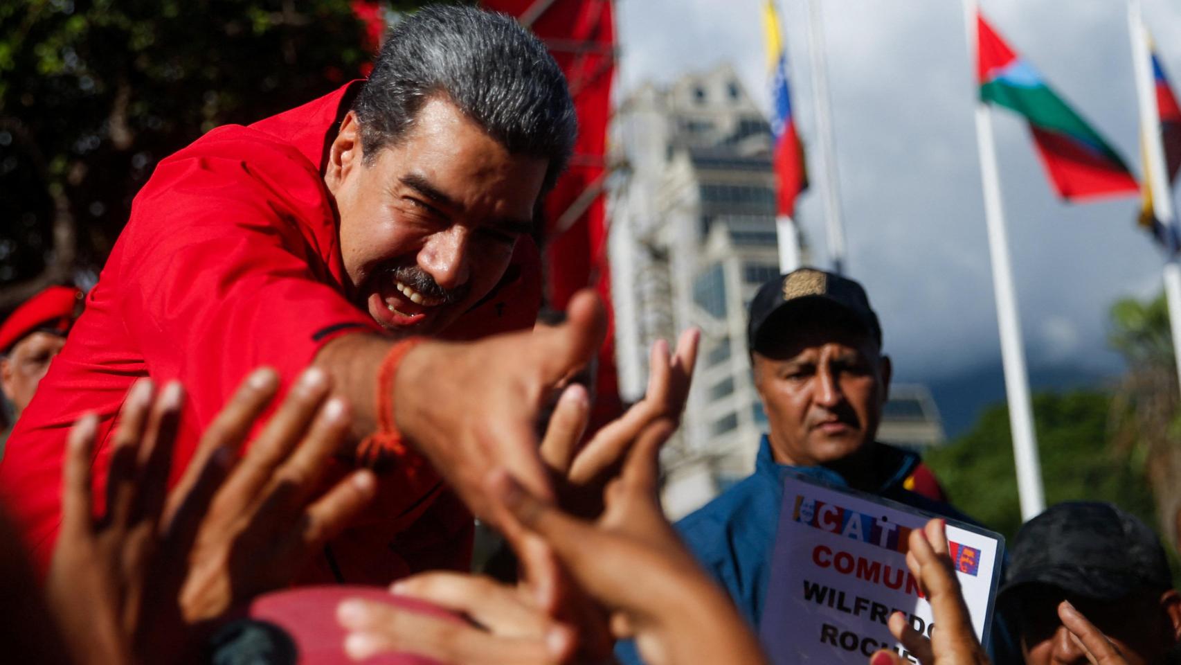 Nicolás Maduro el pasado 12 de octubre en un acto.