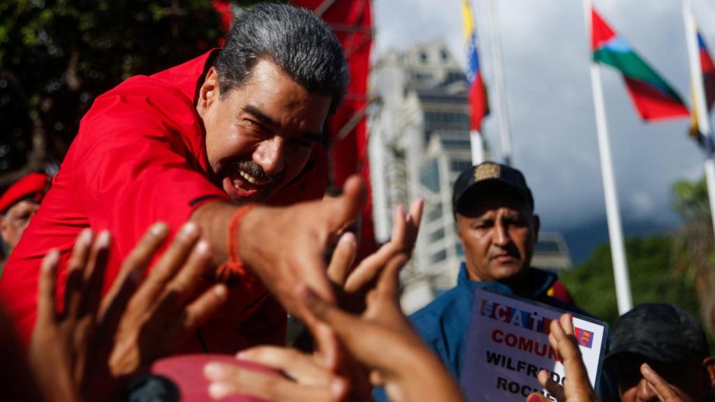 Nicolás Maduro el pasado 12 de octubre en un acto.