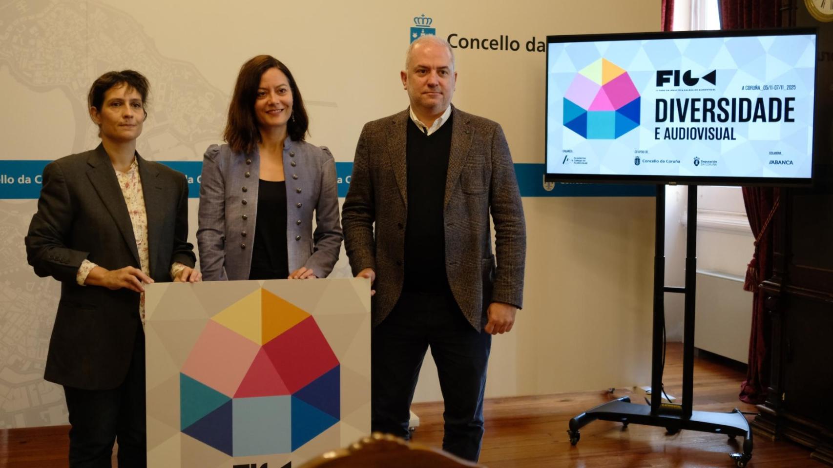 Presentación en A Coruña del III Foro da Industria Galega do Audiovisual (FIGA).