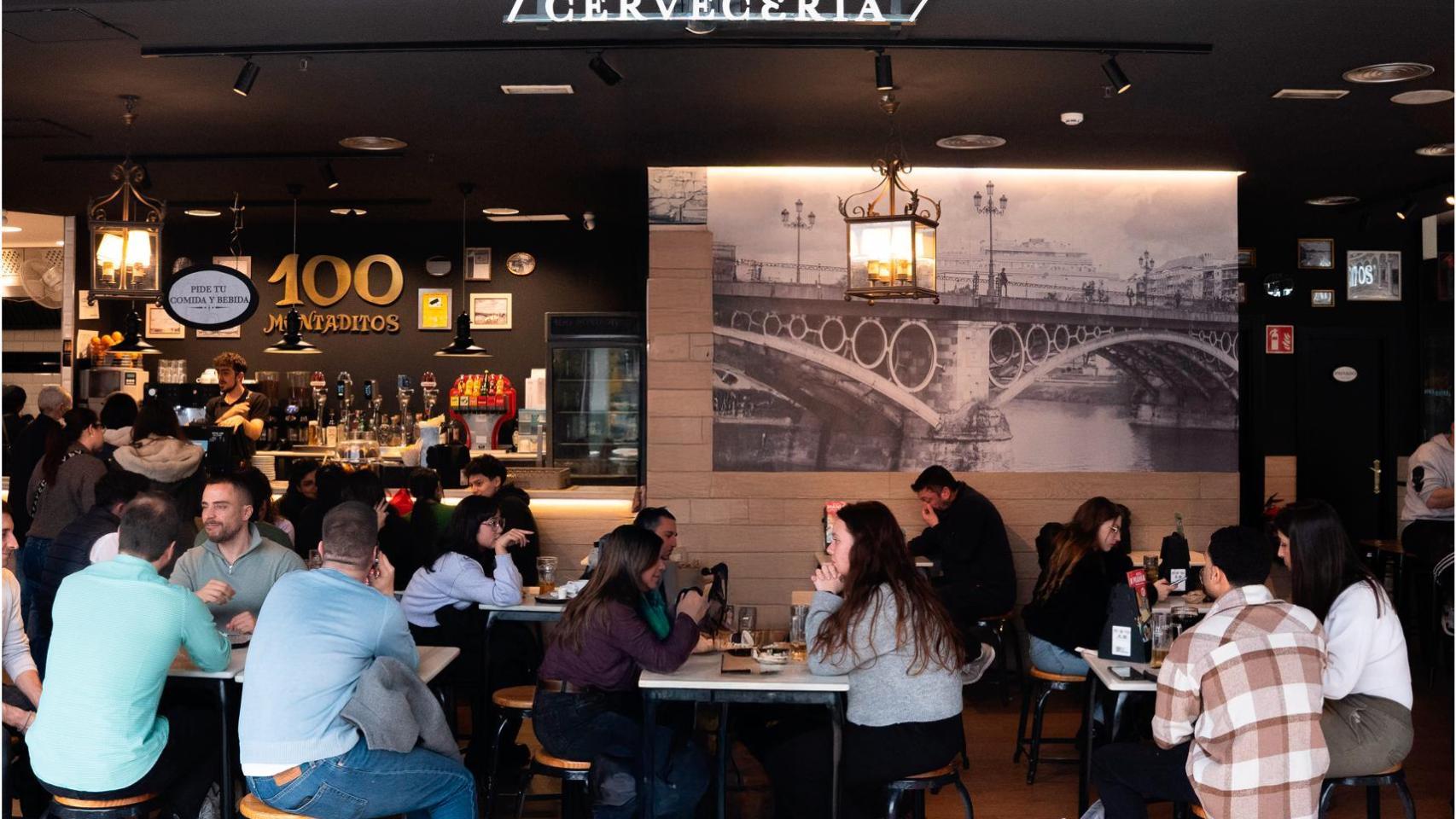 Local de 100 Montaditos.