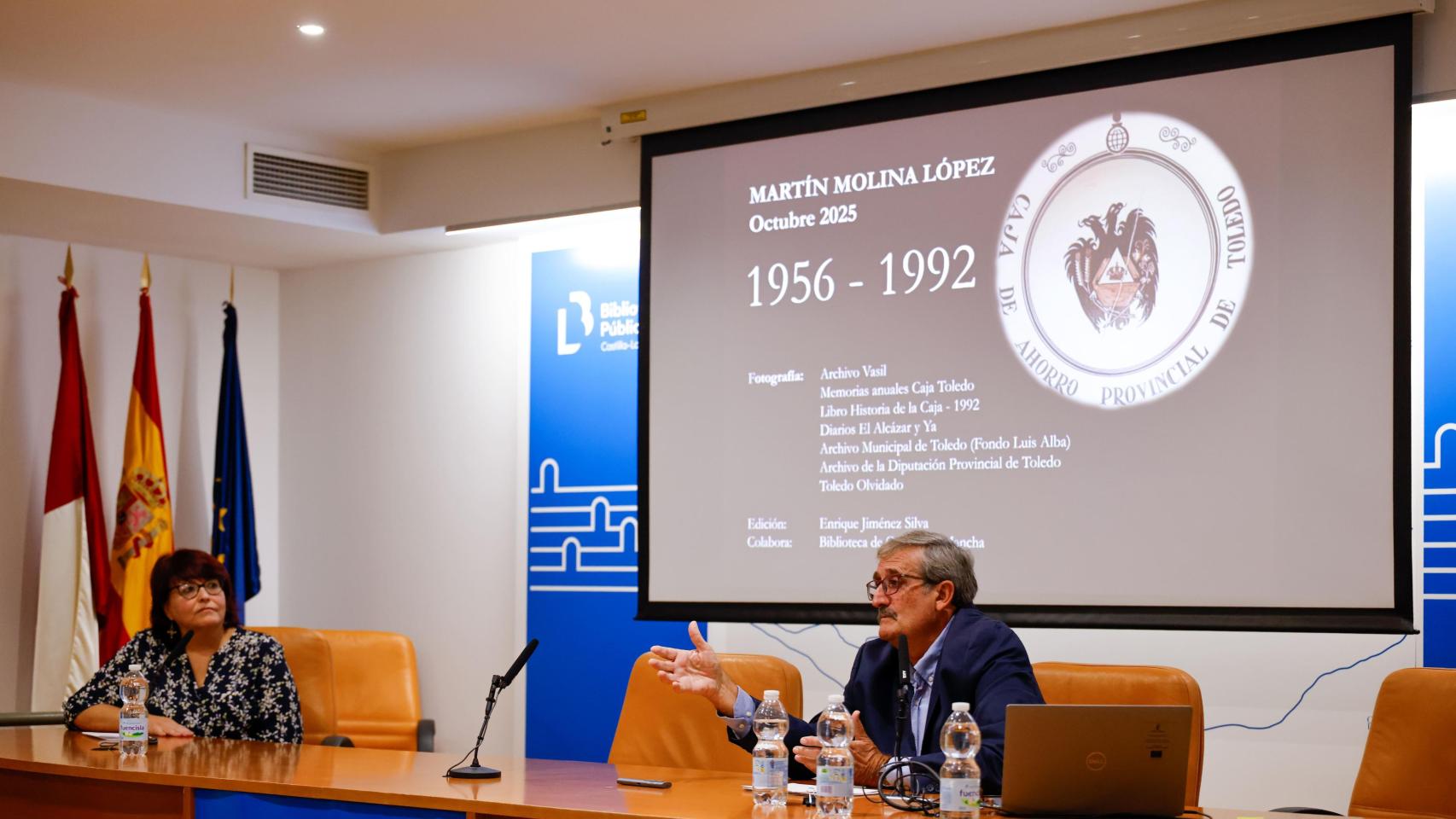 La conferencia de Martín Molina sobre Caja Toledo reunió a trabajadores, amigos y toledanos en torno a la nostalgia: todas las fotos