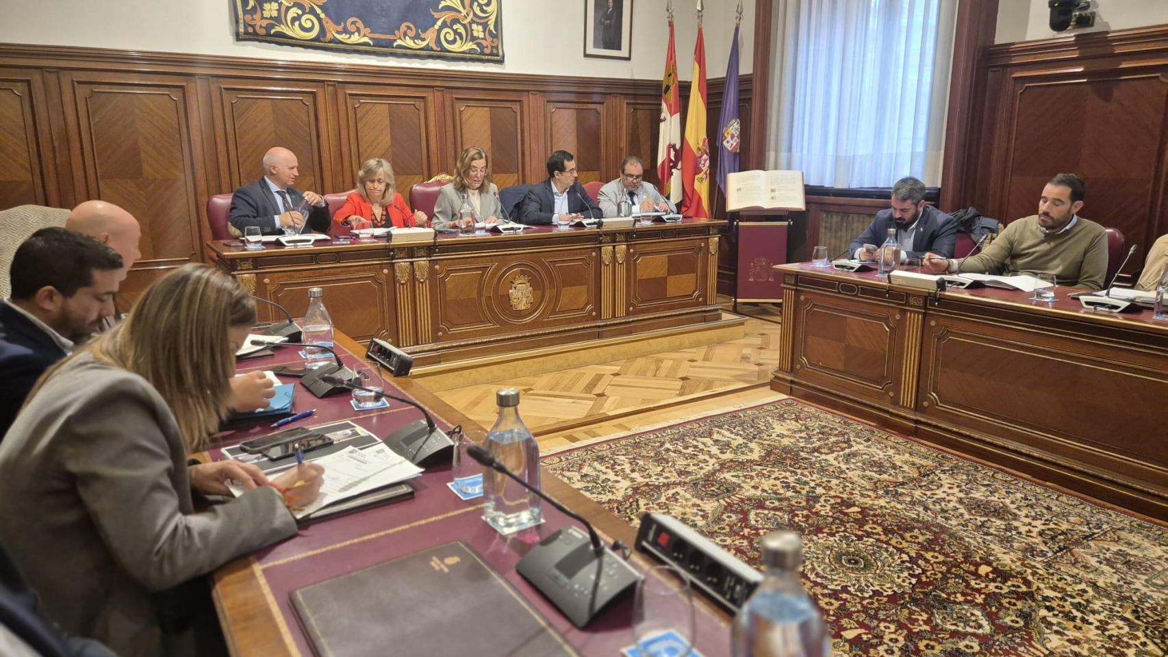 Imagen del pleno de la Diputación de Palencia