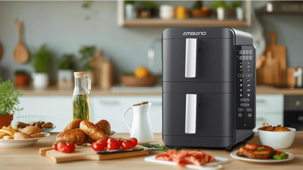 Freidora de aire doble de Aldi.