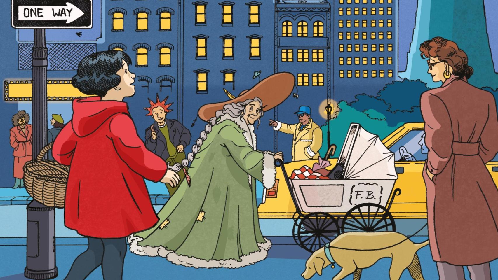 Ilustración de Helena Bonastre para el cómic 'Caperucita en Manhattan' (Siruela)