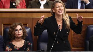 Yolanda Díaz, en el Congreso.