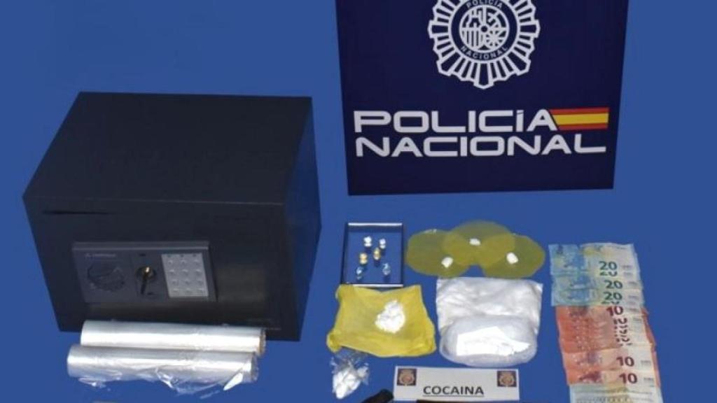 Material intervenido por la Policía Nacional