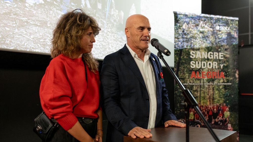 Rodolfo Montero y Rosana Marcos, director y codirectora en el estreno de documental en Málaga.