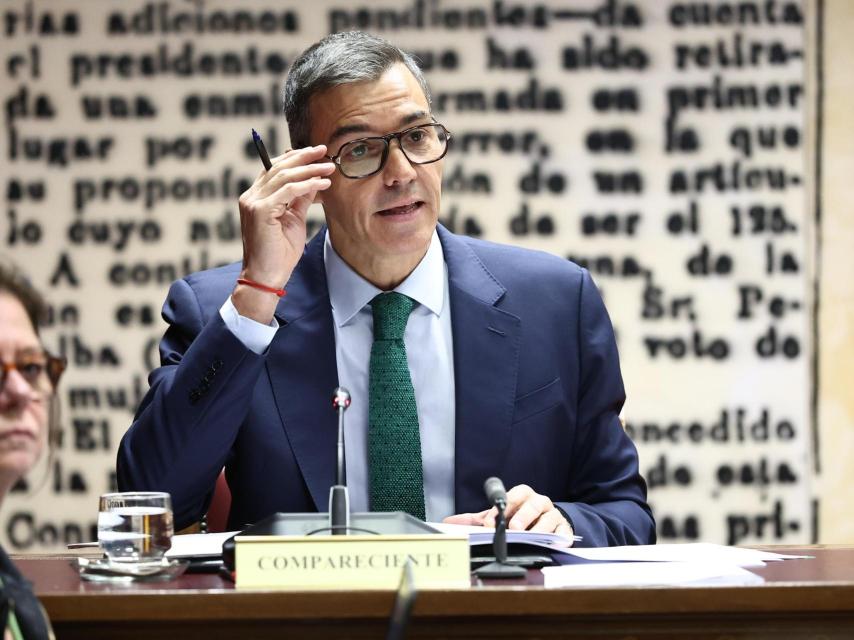 El presidente del Gobierno, Pedro Sánchez, este jueves en la 'comisión Koldo' en el Senado.