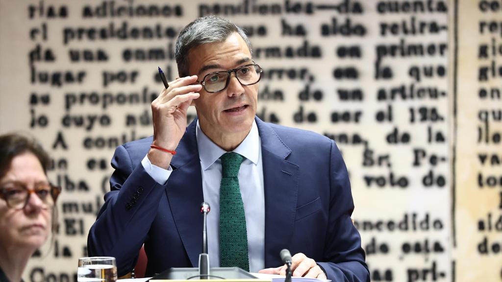 El presidente del Gobierno, Pedro Sánchez, este jueves en la 'comisión Koldo' en el Senado.