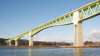 Viaducto del río Ulla, en Catoira (Pontevedra)