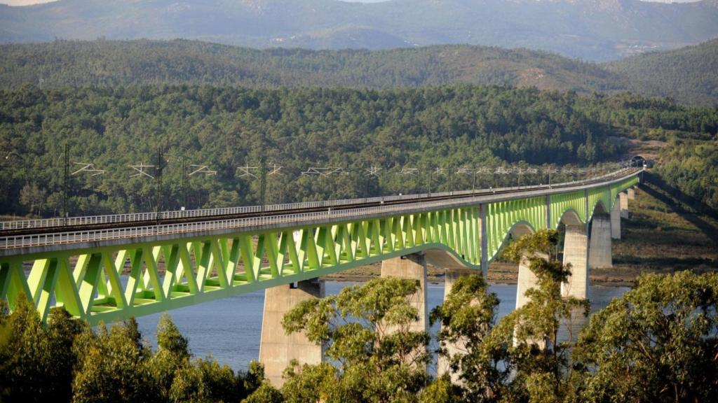 Viaducto del río Ulla, en Catoira