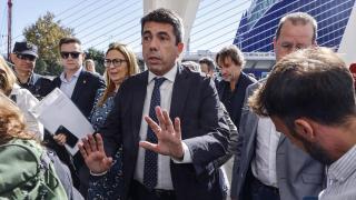 Carlos Mazón, este jueves en un acto en Valencia. Rober Solsona / EP