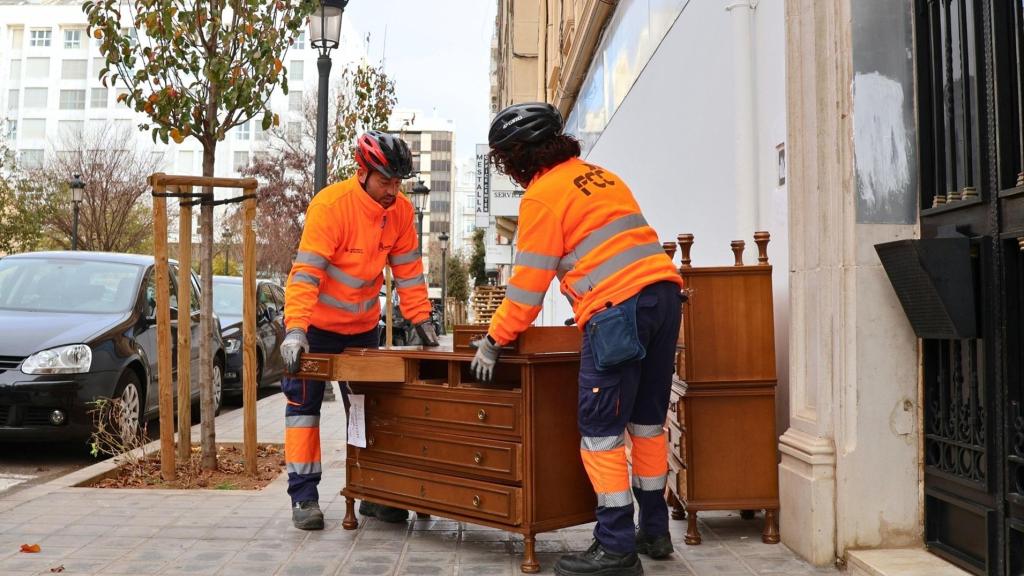 Empleados del Ayuntamiento de Valencia. EE