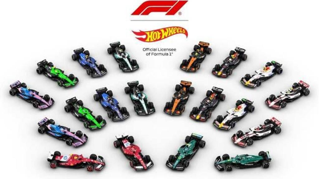 Colección de Hot Wheels y la F1