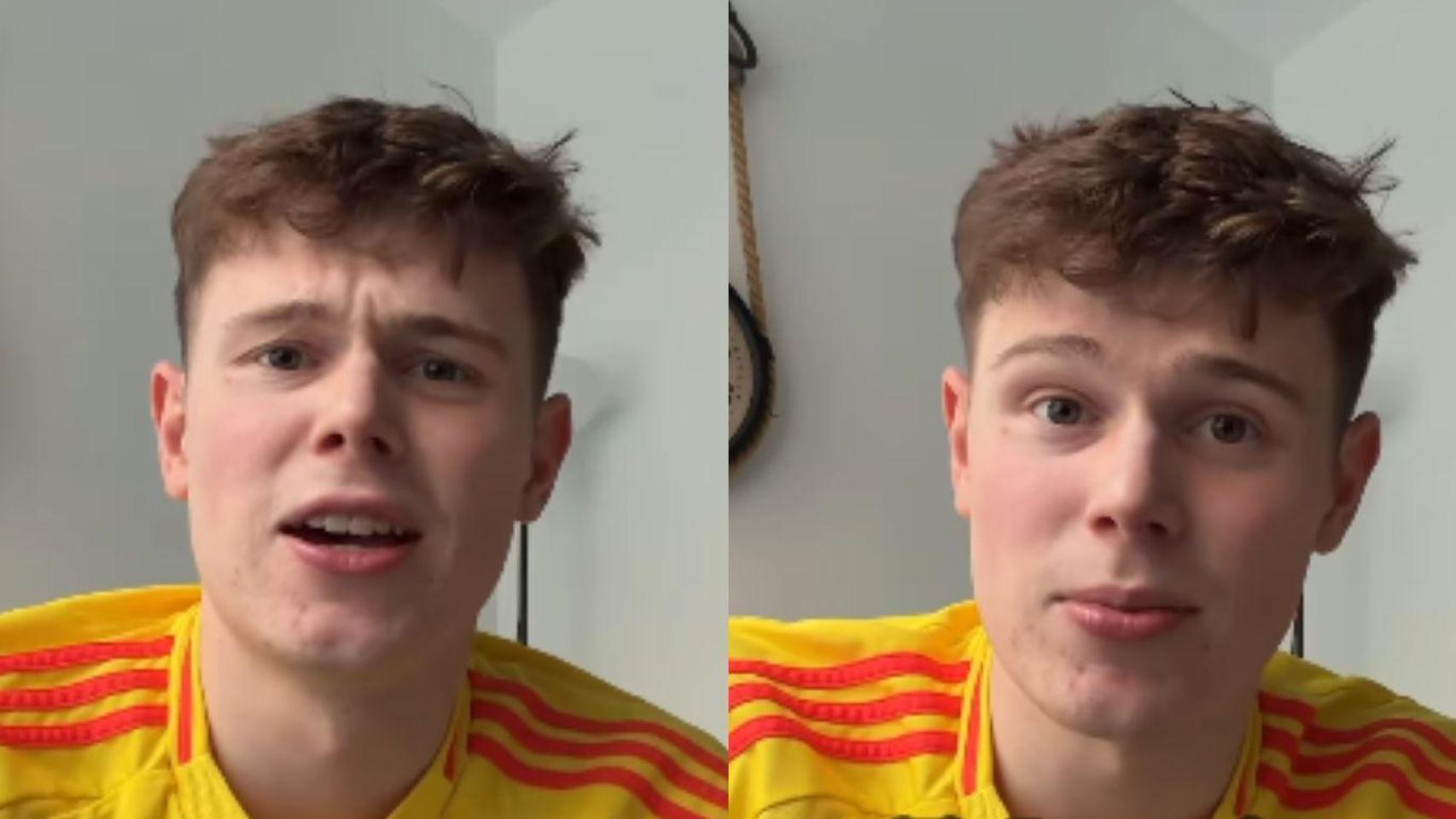 Lucas, joven escocés de 25 años que vive en España.