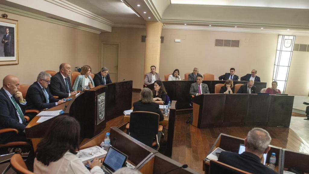 Pleno de la Diputación de Segovia.