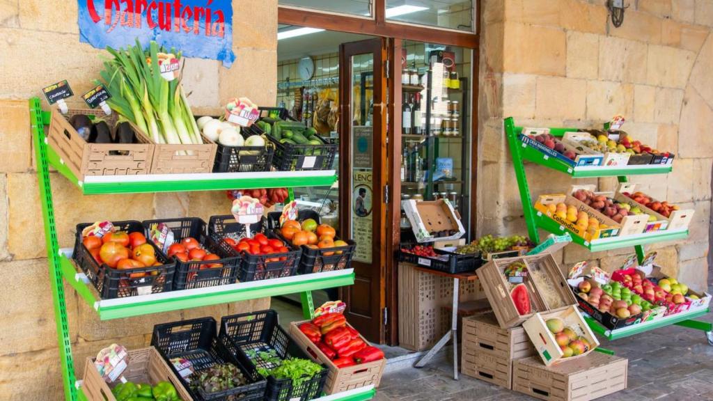 Una tienda de barrio