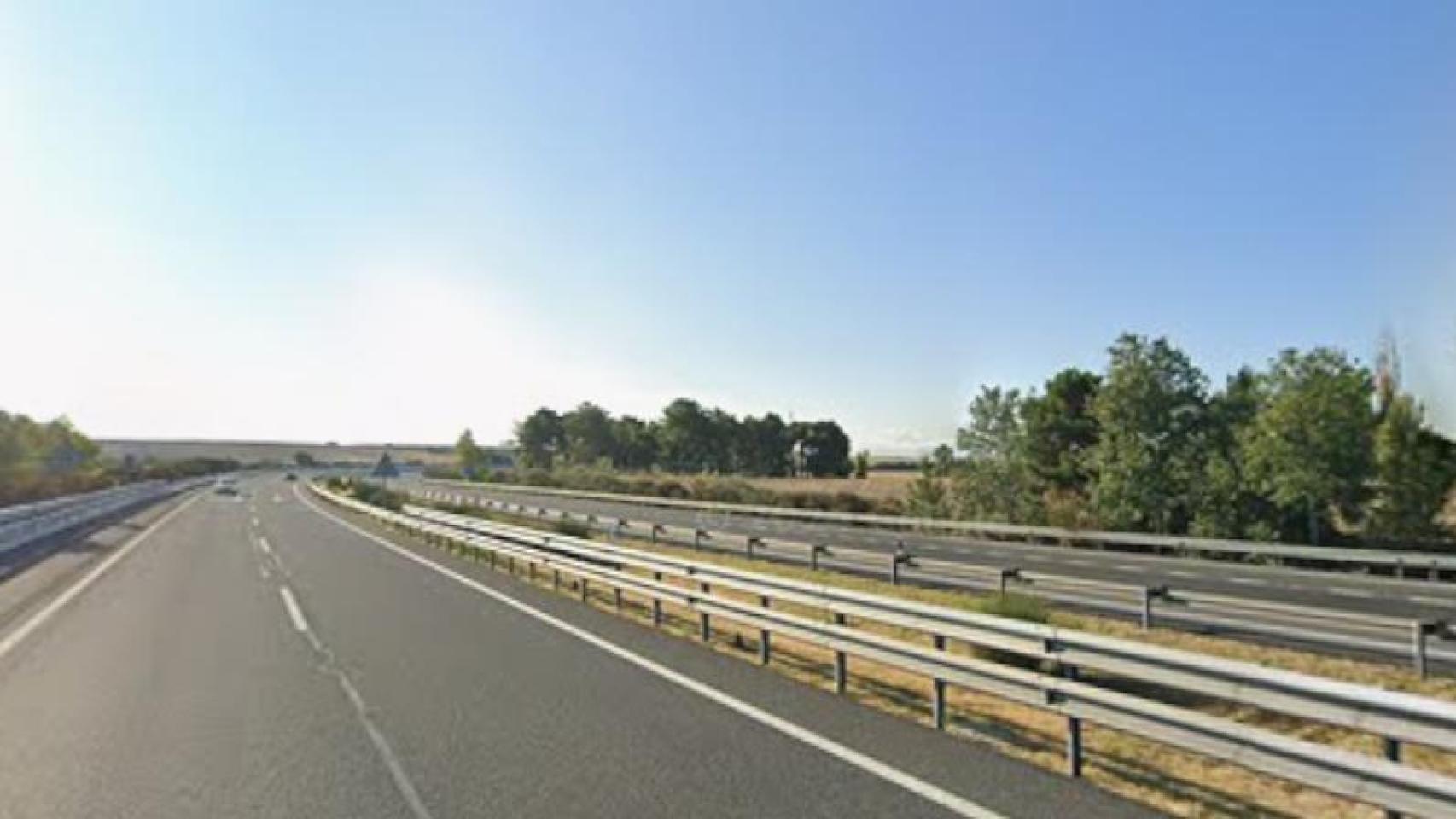 La AP-6 a la alutra de Alpedrete y Collado Villalba.