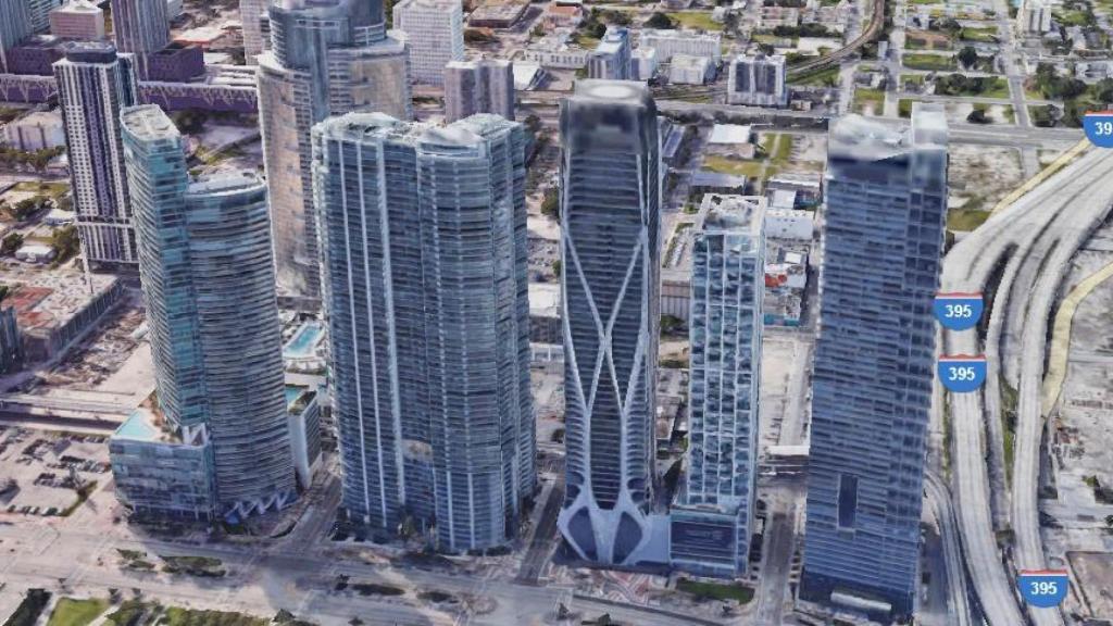 La torre One Thousand Tower es uno de los rascacielos residenciales más exclusivos de Miami.