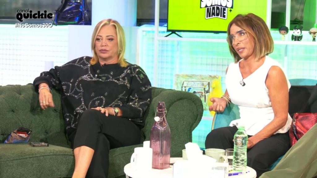 Belén Esteban y María Patiño en 'No somos nadie'.