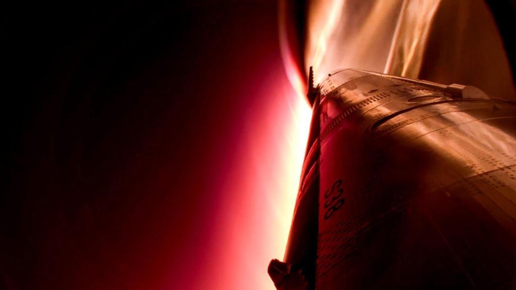 Imagen del vuelo 11 de la Starship.