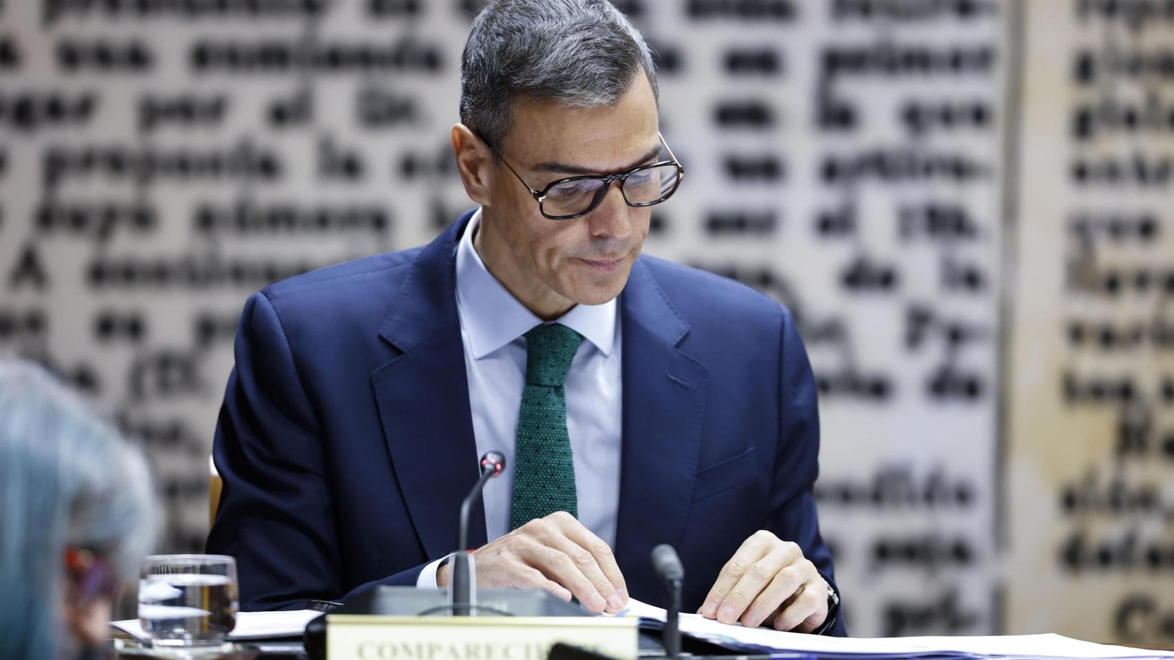 Pedro Sánchez comparece en el Senado.