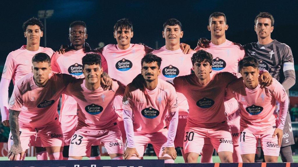 Once inicial del Celta en el primer partido de Copa del Rey de la temporada 2025-26