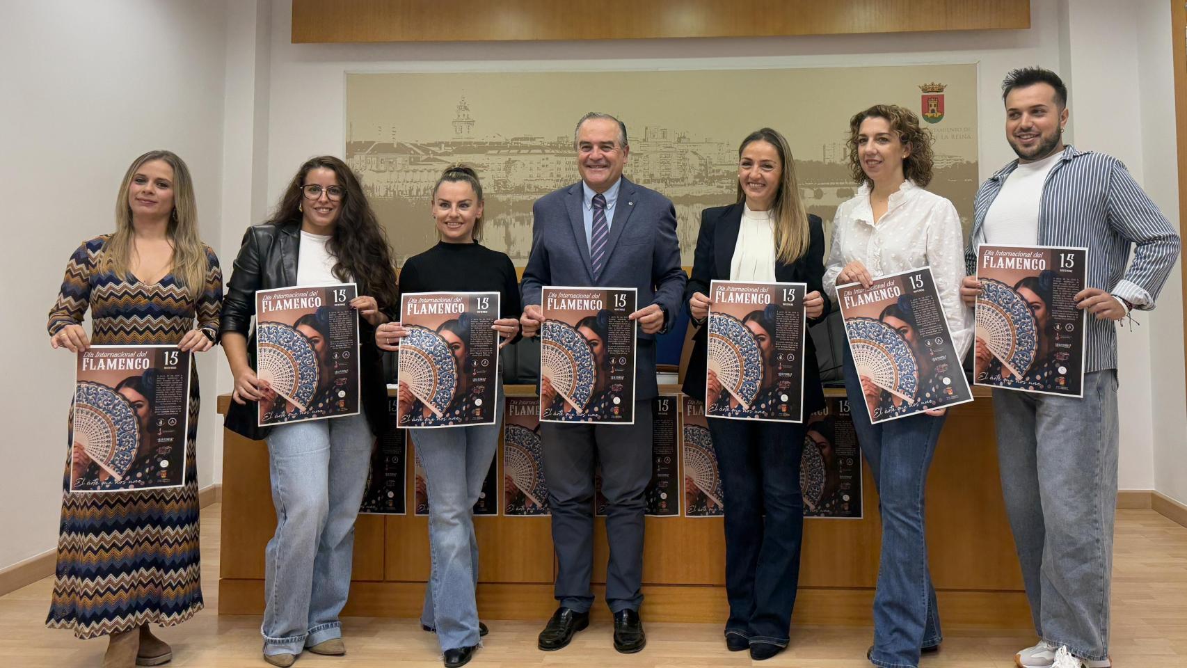 Presentación del Festival del Día Internacional del Flamenco 'El arte que nos une'. Foto: Ayuntamiento de Talavera.