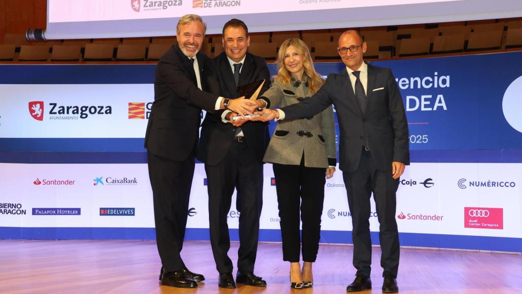 Jorge Azcón, Benito Tesier, Mar Vaquero y Fernando Rodrigo