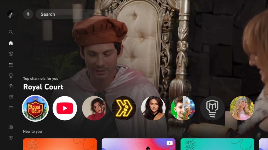 La app para televisores de YouTube ahora se parece más a la de Netflix