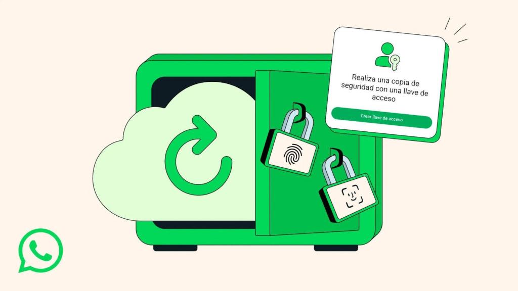 Llave de acceso en WhatsApp