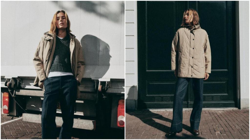 Chaqueta acolchada de Zara. Ref: 8372/282/704