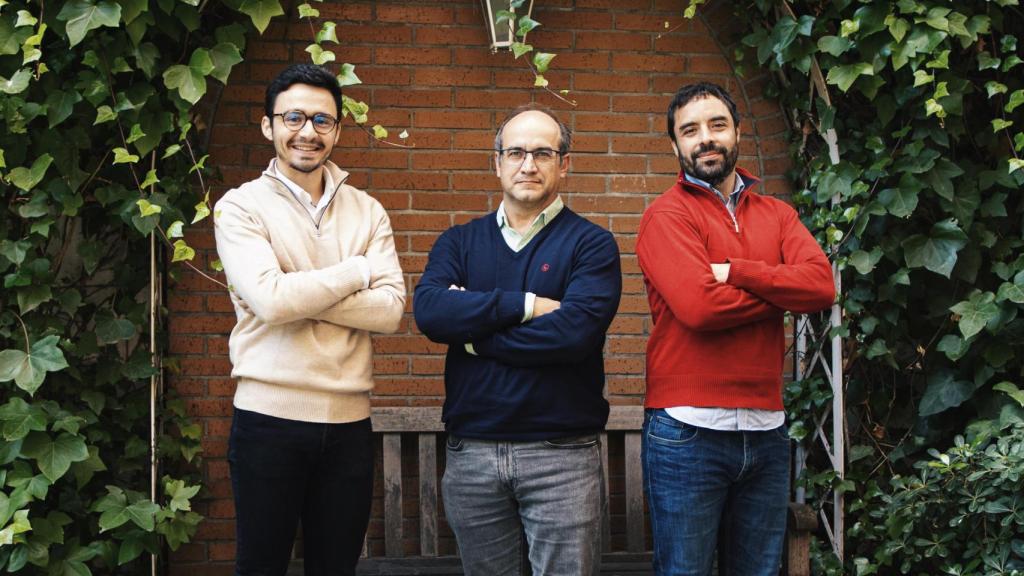 Fundadores de Camby: Mario Fernández, Miguel Casado y Carlos Cano.
